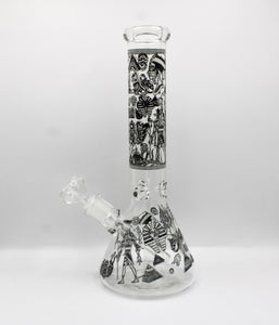 14" Heavy Glass Bong Quality Tobacco Smoking Water Pipe Hookah Egyptian Horus