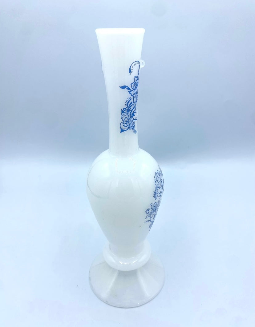 9" Porcelain Water Pipe Bong Tobacco Smoking Pipe Glass Bowl